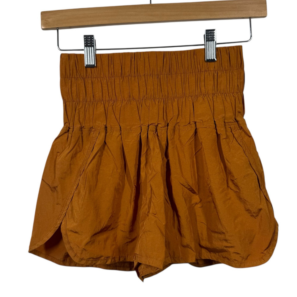 Free People FP Movement‎ Shorts Women XS The Way Home High Waisted Golden Active